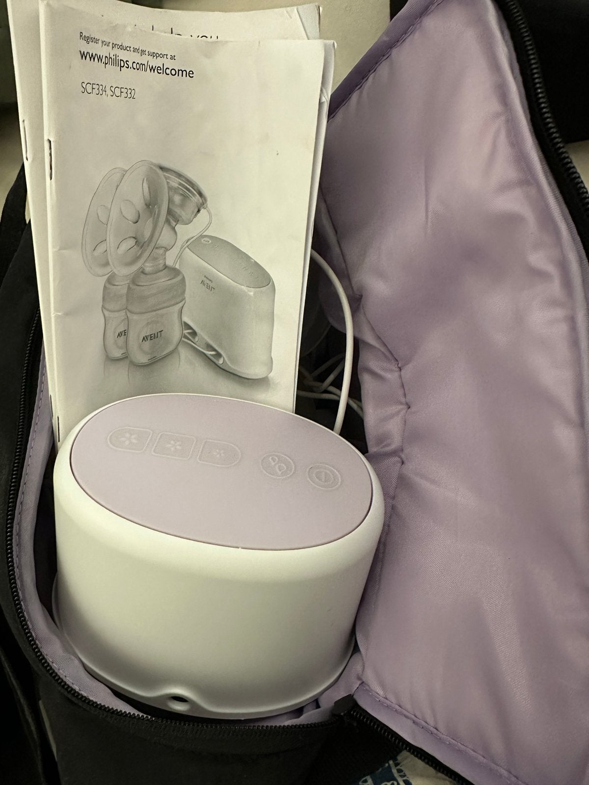 Philips Avent dubbele elektrische borstkolf, Gebruikt, Verzenden, Borstkolf, Philips Avent
