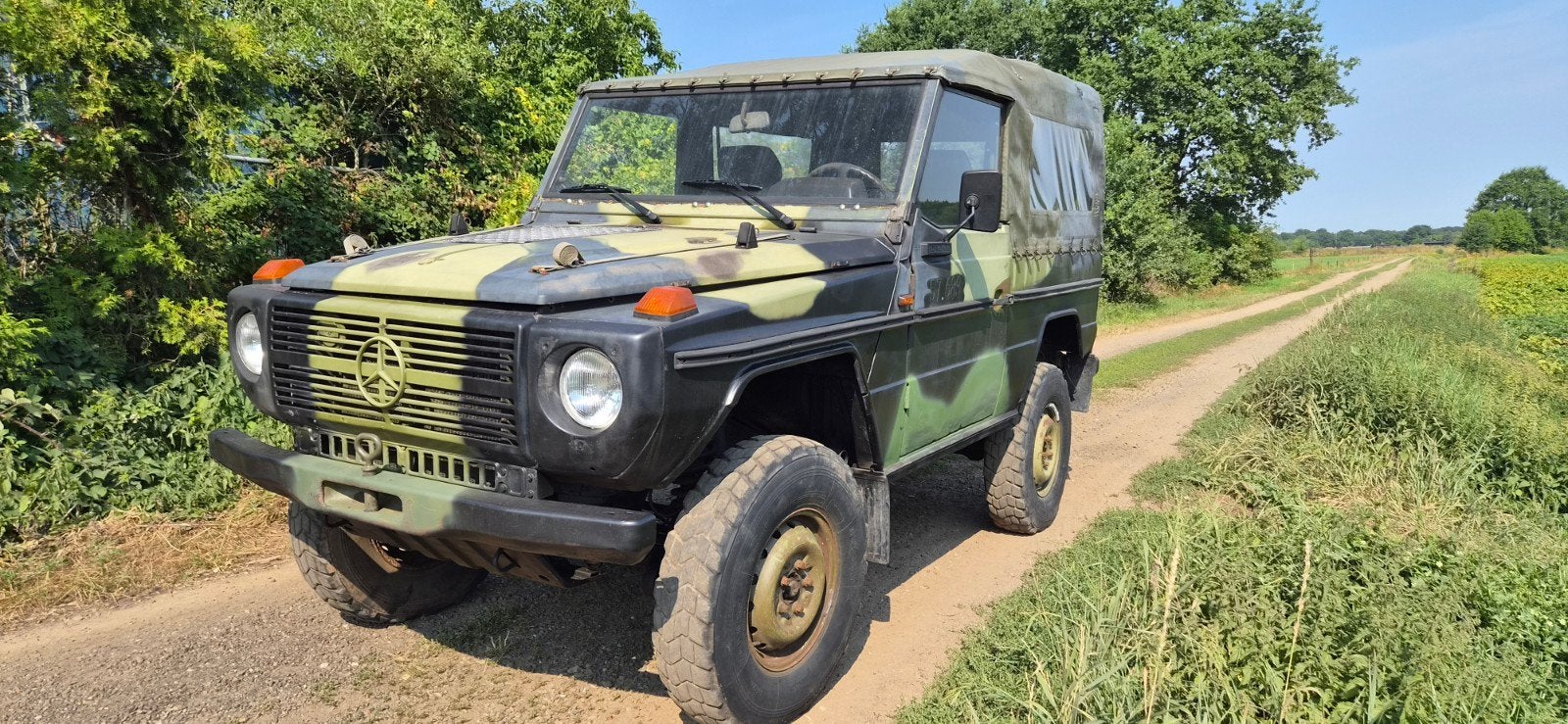 Mercedes G-klasse 240gd Wolf 1987 bijna belastingvrij  gd, Auto's, Mercedes-Benz, 4 cilinders, Vierwielaandrijving, 75 pk, 4x4