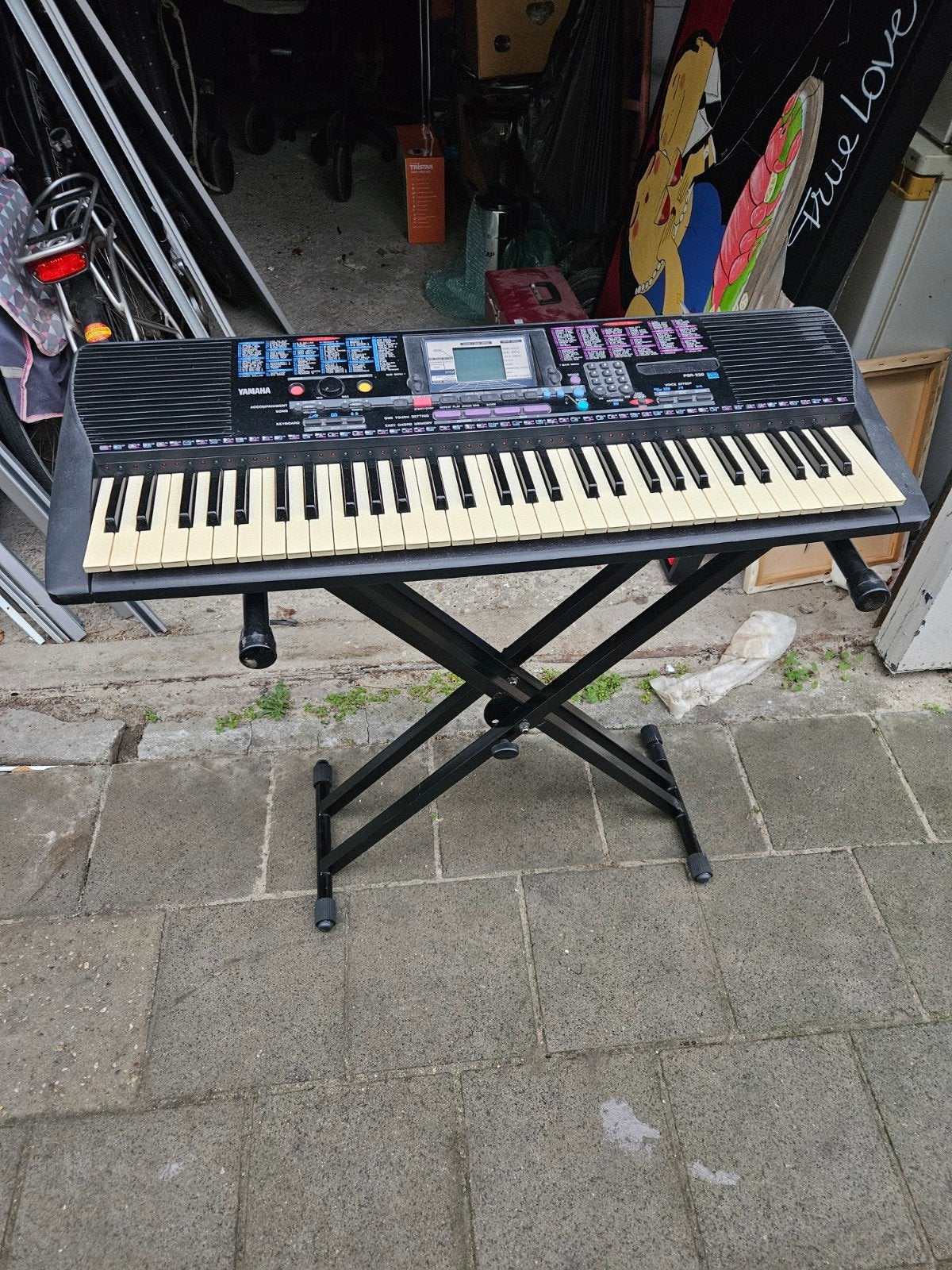 Yamaha PSR-730 Keyboard, Met standaard, Yamaha, Ophalen of Verzenden, 61 toetsen
