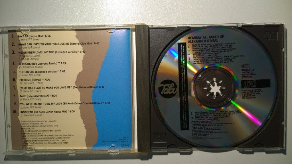 Alexander O'Neal - Hearsay All Mixed Up, Cd's en Dvd's, Ophalen of Verzenden, Zo goed als nieuw, Soul, Album