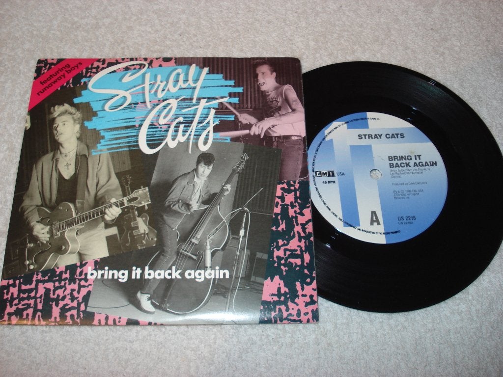 Stray Cats     Bringin it Back Again  Usa    Orgineel, Fotohoes, Ophalen of Verzenden, Zo goed als nieuw, Pop