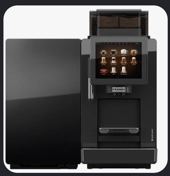 Franke A300 Koffiemachine met Melkkoeler - Zeer Goede Staat, Ophalen, Gebruikt, 10 kopjes of meer, Koffiemachine