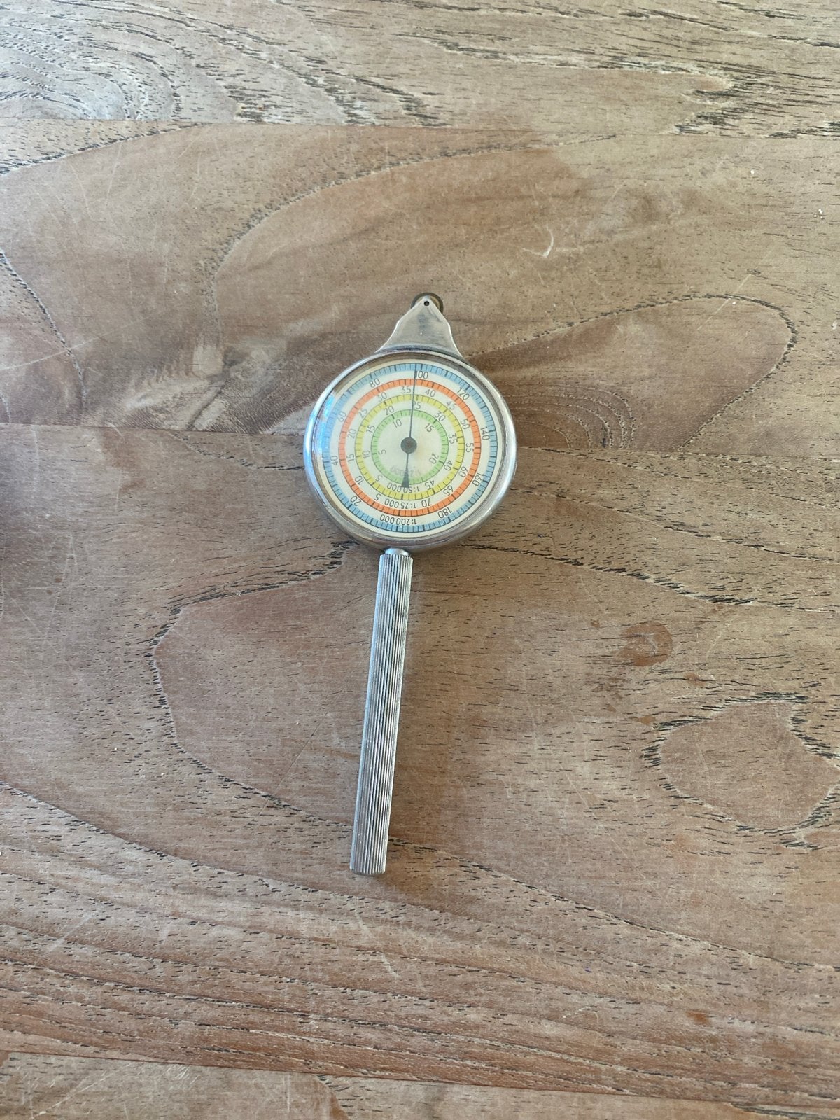 Vintage Curvimeter uit West-Duitsland (1960-1970) met etui, Antiek en Kunst, Ophalen of Verzenden