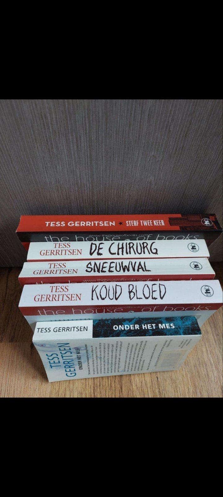 5 boeken van Tess Gerritsen, Ophalen of Verzenden, Zo goed als nieuw