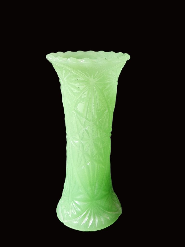Zeldzame vintage jadeite vaas, Ophalen of Verzenden