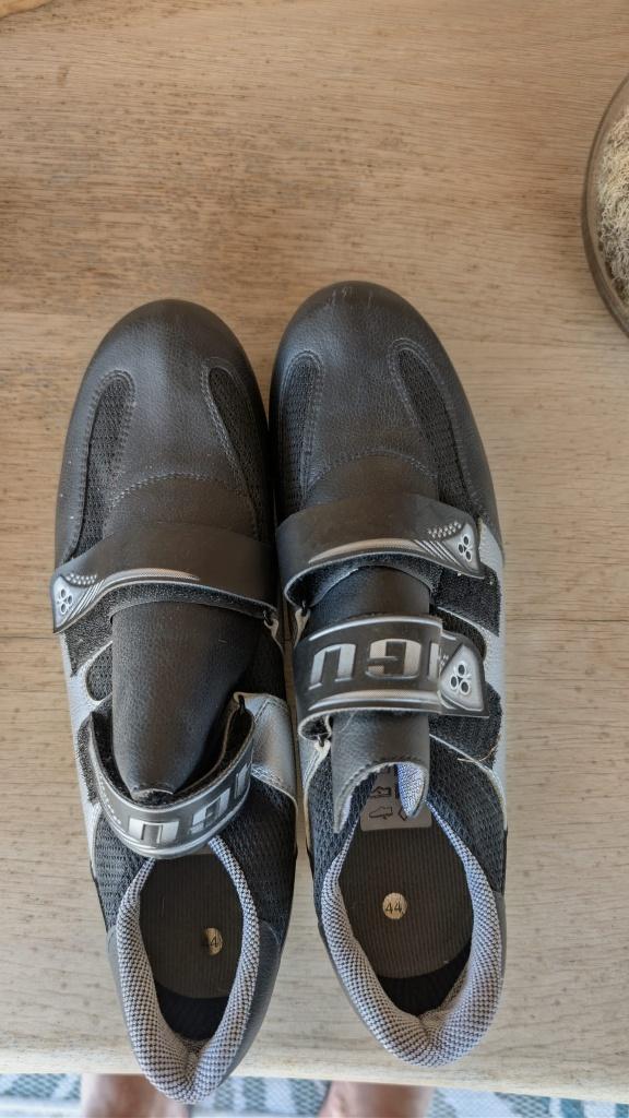 AGU Racefietsschoenen Maat 44 - met Shimano SPD-SL plaatjes, Ophalen, Schoenen, AGU SPORT, Zo goed als nieuw