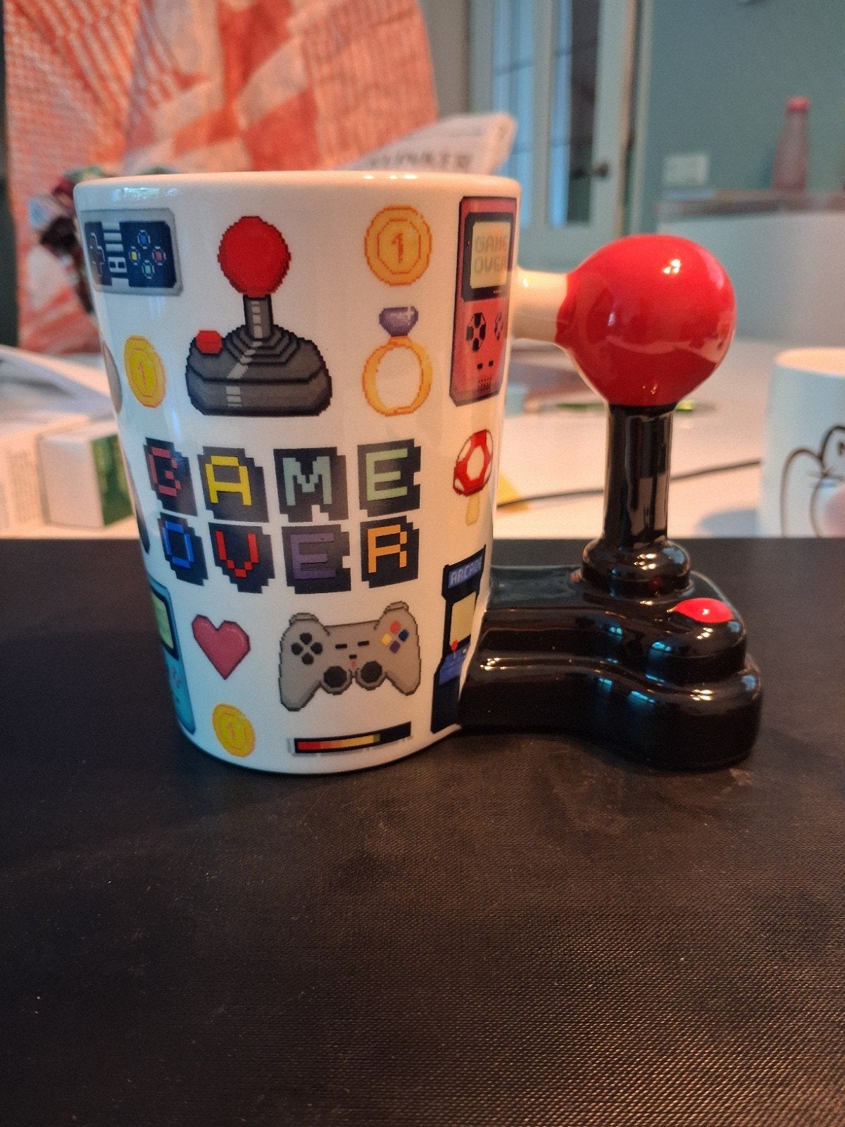 Unieke Game Over Mok met Joystick Handvat, Ophalen of Verzenden