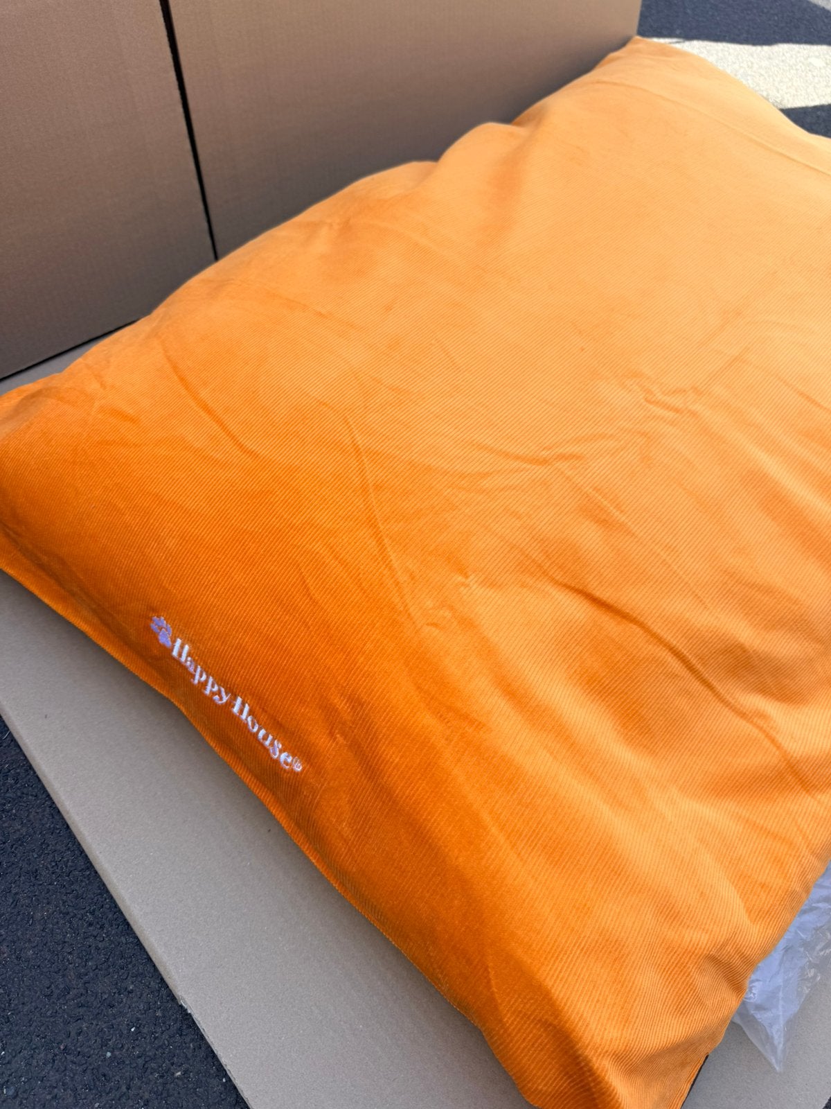 Ribkussen happy house oranje maat L, Ophalen of Verzenden, Nieuw