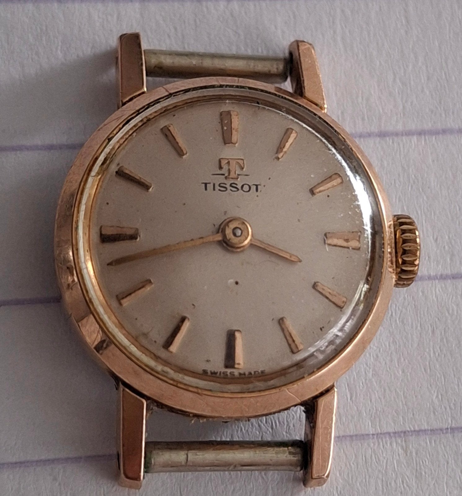 Twee oude dames opwind polshorloges, waaronder Tissot, Sieraden, Tassen en Uiterlijk, Horloges | Dames, Overige merken, Staal