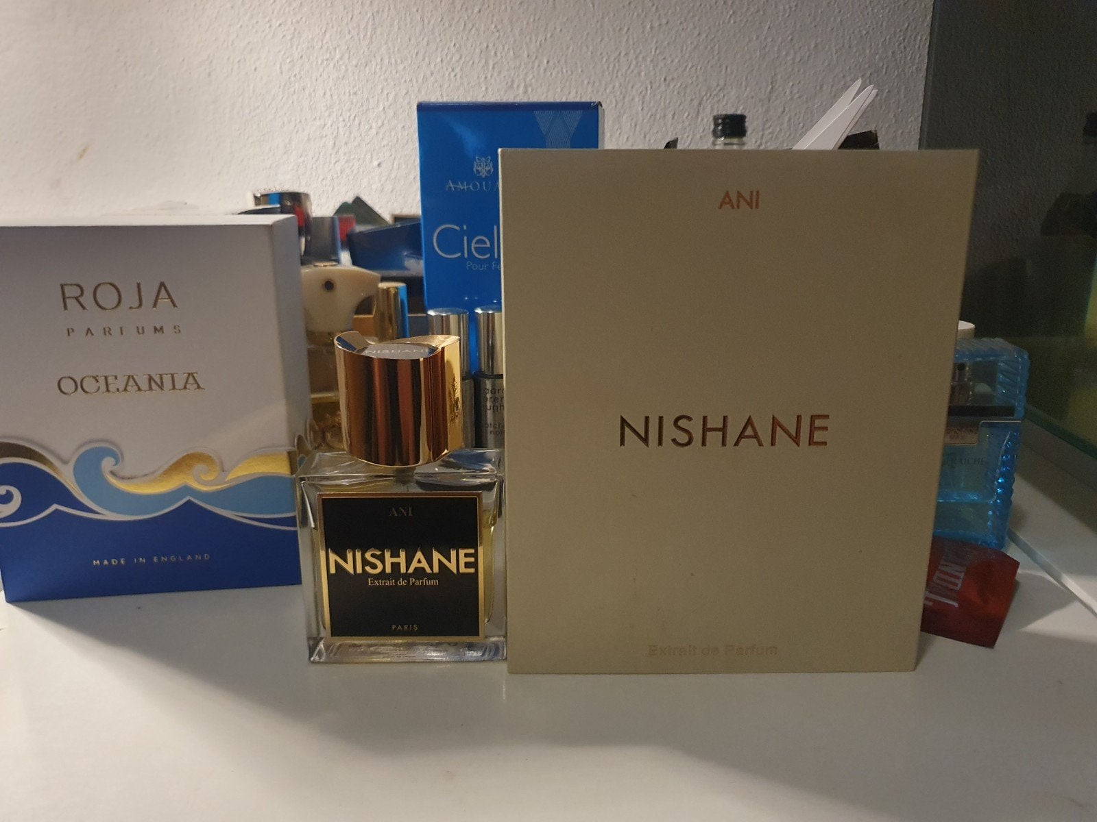 Nishane Ani 50ml Extrait de Parfum, Ophalen of Verzenden, Zo goed als nieuw