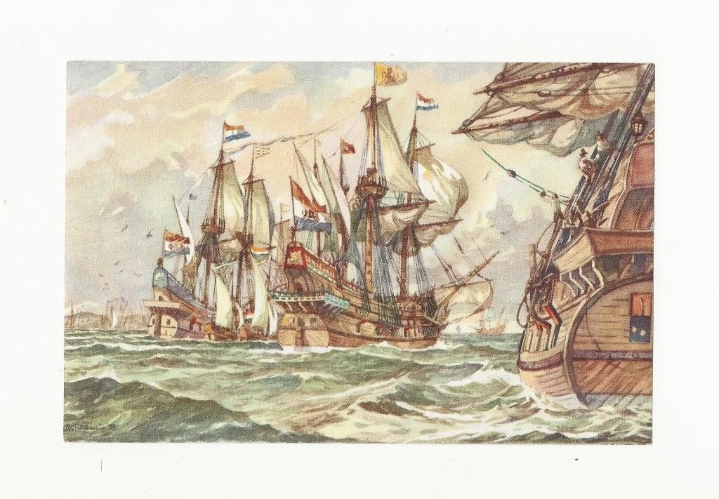 Albumplaat D. - Neerlands vlag aan vreemde kust - uit 1955, Hobby en Vrije tijd, Ophalen, Nieuw, Plaatje
