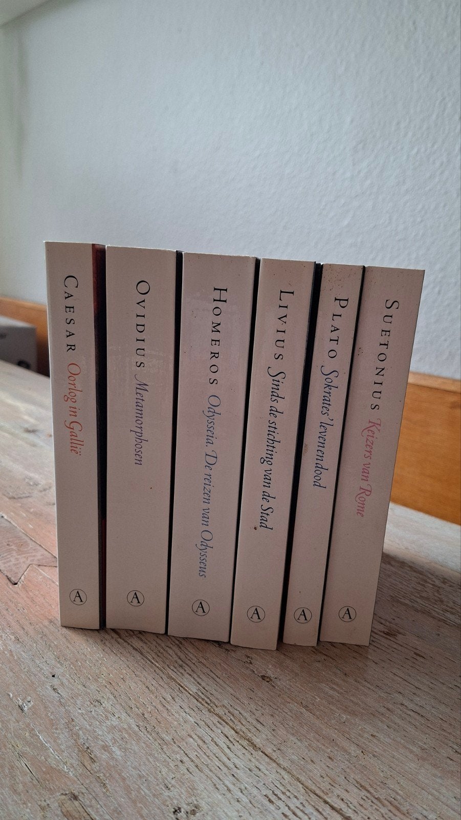 Klassieke Romeinse en Griekse literatuur - 6 boeken, Ophalen of Verzenden, Zo goed als nieuw, Diverse klassieke auteurs, Europa overig