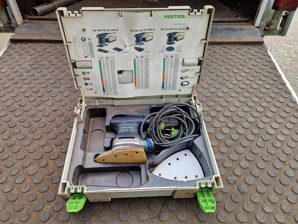Festool DS400 EQ-Plus Delta schuurmachine in systainer, Doe-het-zelf en Verbouw, Gereedschap | Schuurmachines, Ophalen of Verzenden