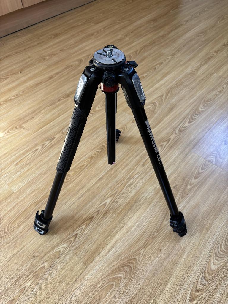 Manfrotto MT190XPRO3 aluminium statiefpoten, Audio, Tv en Foto, Fotografie | Statieven en Balhoofden, Ophalen of Verzenden, Gebruikt