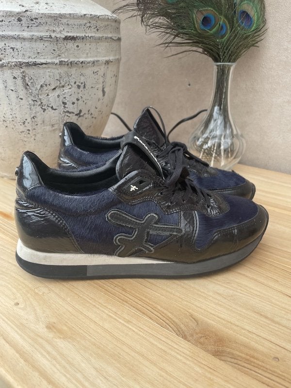 Floris van Bommel vachtsneakers, Floris van Bommel, Verzenden, Blauw, Sneakers of Gympen