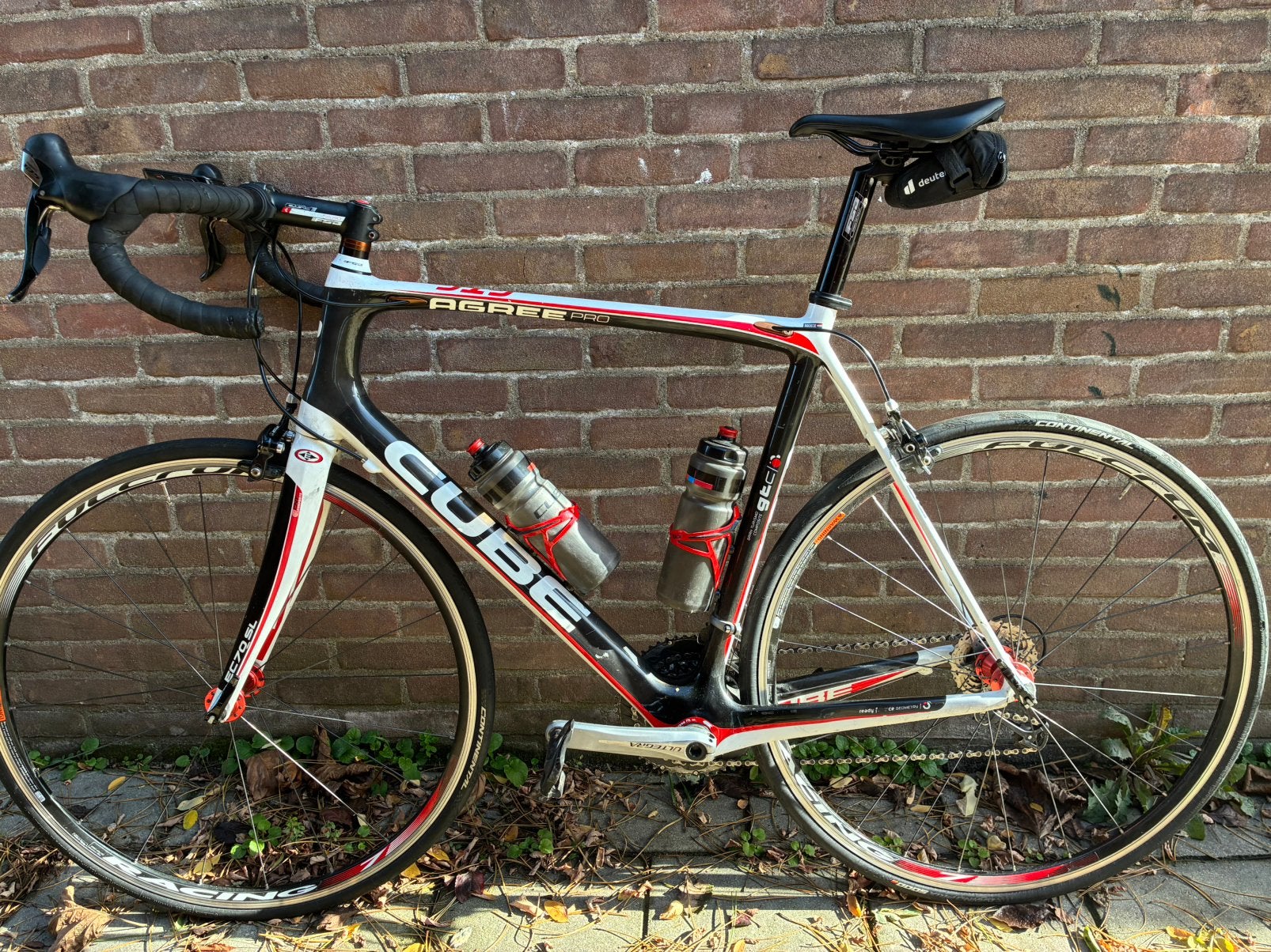 Racefiets | CUBE | Ultegra | Maat 58 (L) 1.70-1.90 | Carbon, 28 inch, Carbon, Zo goed als nieuw, 57 tot 61 cm