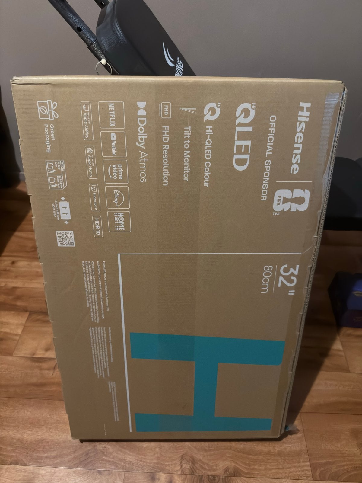 Hisense 32 inch QLED FHD Smart TV - Nieuw en Ongeopend, Audio, Tv en Foto, Ophalen, QLED, Nieuw, Smart TV