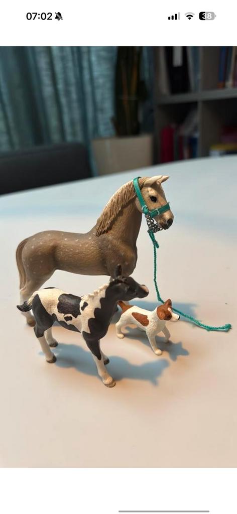 Sleigh paardjes en een hond, Ophalen of Verzenden, Zo goed als nieuw