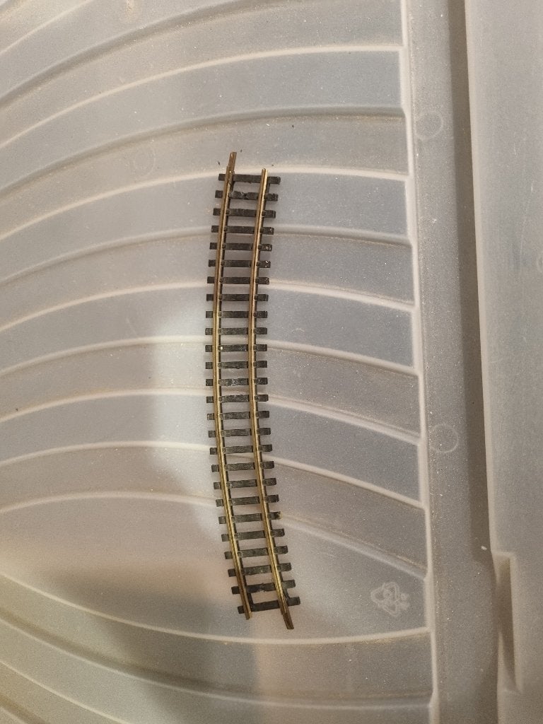 Roco gebogen rails 2,5mm hoogte, Gelijkstroom, Rails, Ophalen of Verzenden, Zo goed als nieuw