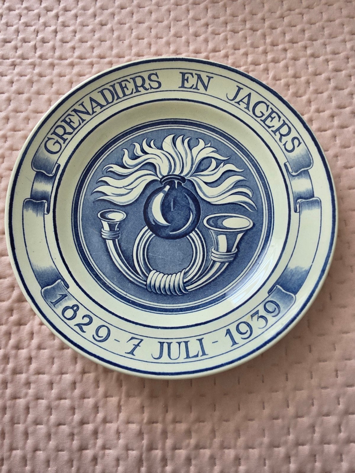 Militair Herinneringsbord Grenadiers en Jagers 1939, Antiek en Kunst, Ophalen of Verzenden