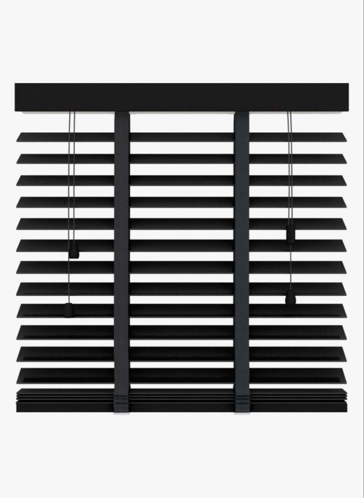 Houten Jaloezie Zwart L 200x B 220 cm, Huis en Inrichting, Ophalen, Gebruikt, Overige merken, Zwart