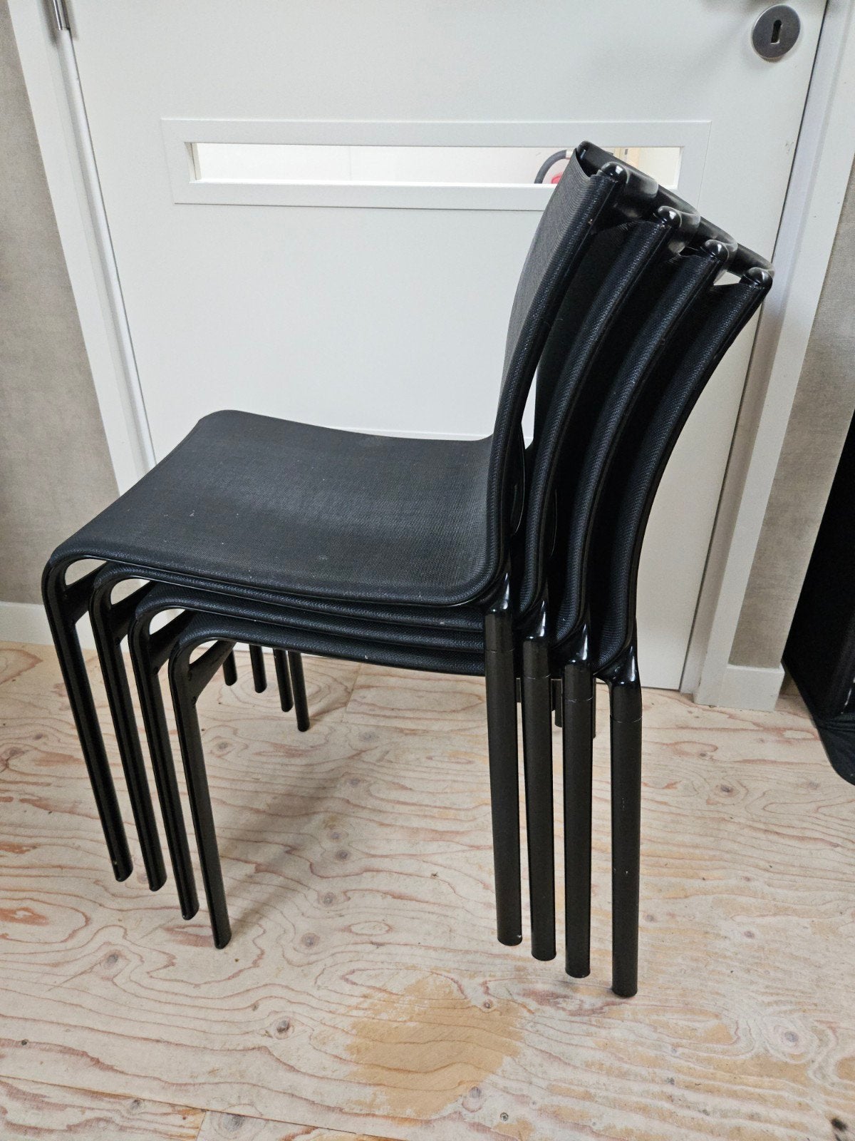 Alias Bigframe 4 stuks - Alberto Meda - Zwart mesh, Ophalen