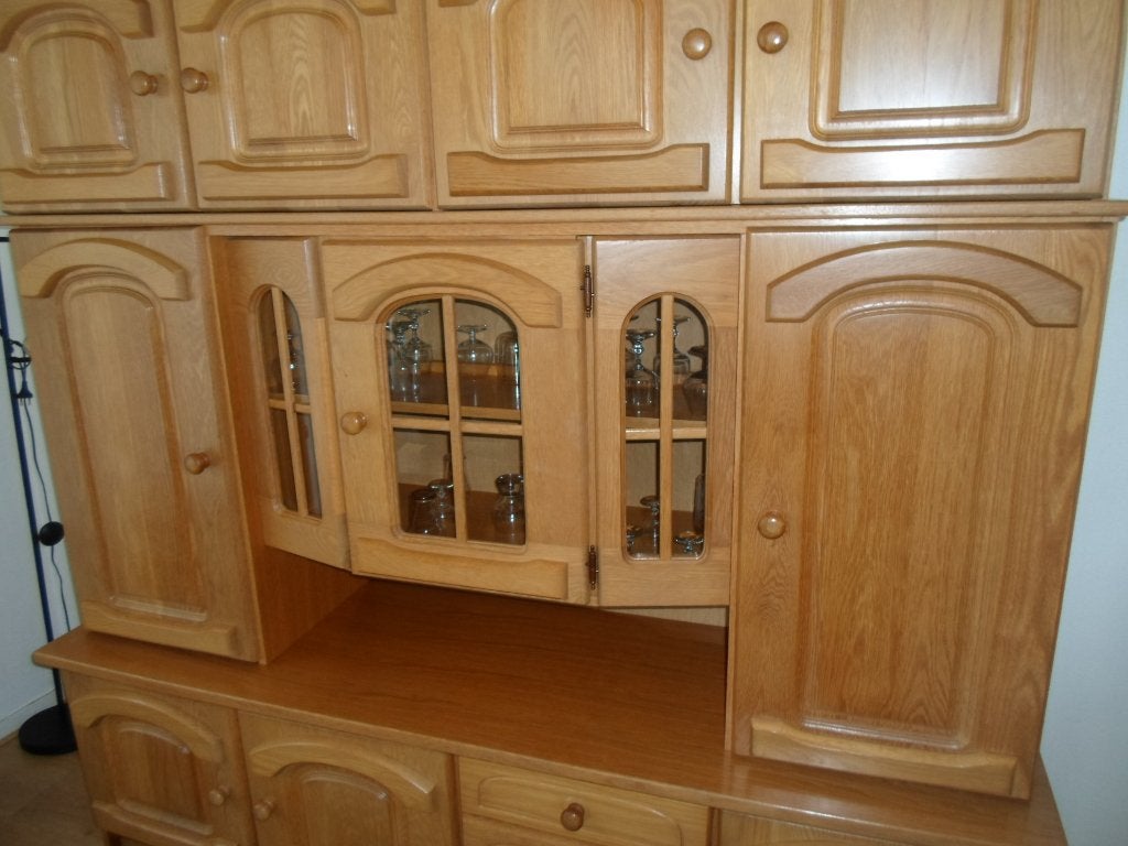 Blank eiken kast, Ophalen, Gebruikt, Eikenhout, 150 tot 200 cm