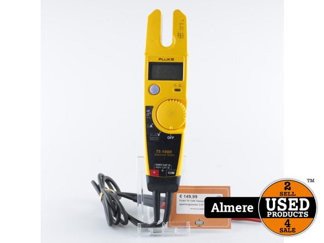 Fluke T5-1000 Tweepolige spanningstester CAT III 1000 V LCD, Fluke, Zo goed als nieuw, https://www.fluke.com/nl-nl/ondersteuning/contact