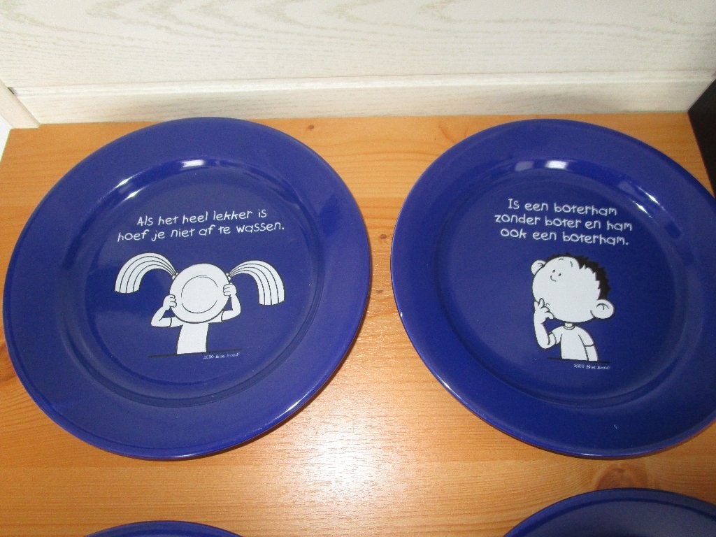 bleu band borden, Ophalen of Verzenden, Zo goed als nieuw, Bord(en), Overige stijlen