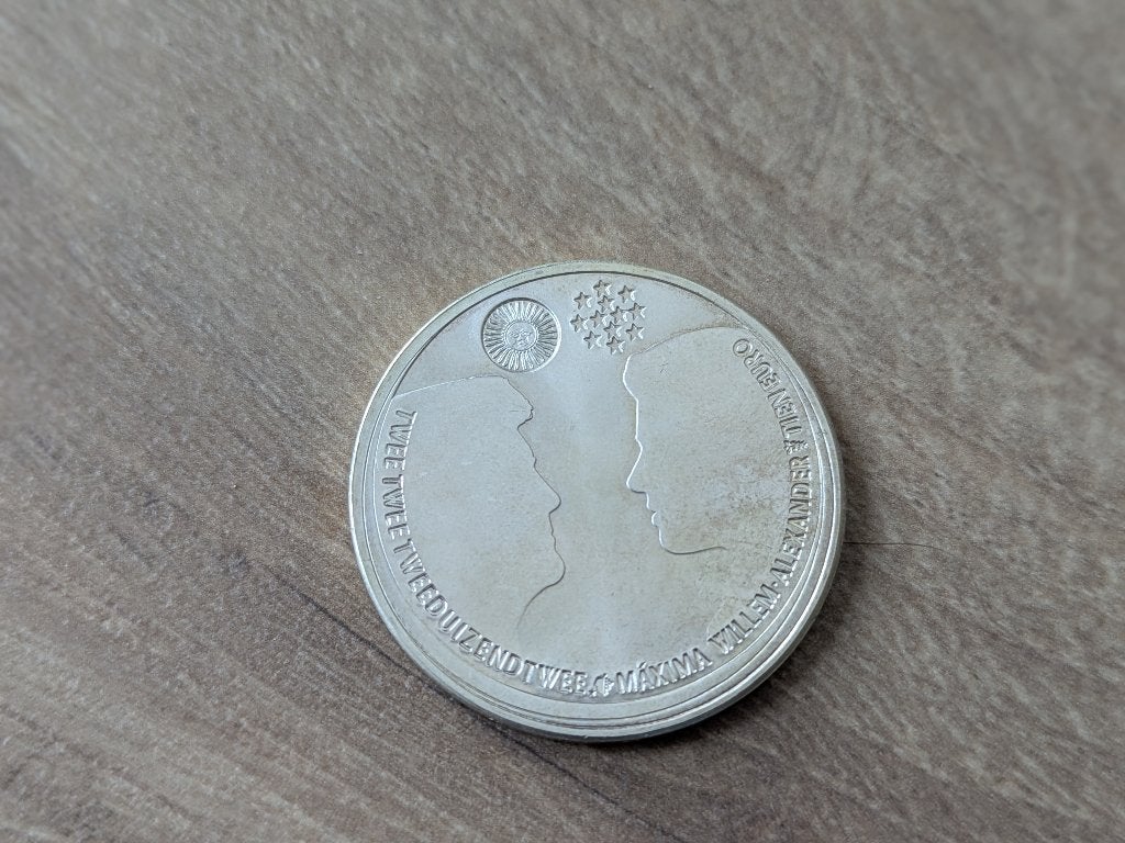 10 Euro 2002 Huwelijksmunt, Postzegels en Munten, Munten | Nederland, Ophalen, Koningin Beatrix, Zilver, Euro's