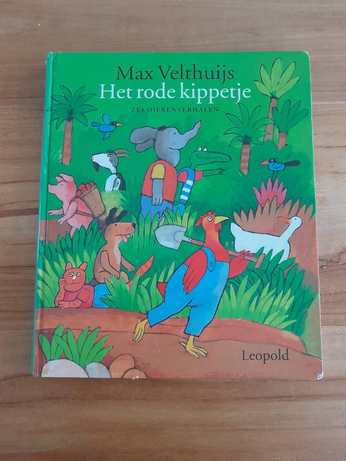 Max Velthuijs - Het rode kippetje (Zes dierenverhalen), Ophalen of Verzenden, Gelezen, Max Velthuijs, Sprookjes