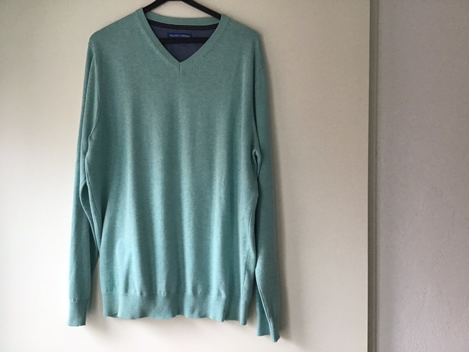 HEREN PULLOVER LARGE MILLER&MONROE, Kleding | Heren, Ophalen of Verzenden, Zo goed als nieuw, Maat 52/54 (L), Groen