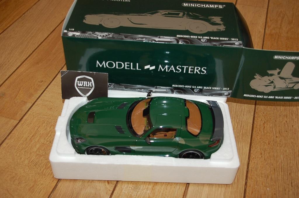 SALE !! MERCEDES SLS AMG BLACK SERIES green Minichamps WRH, Hobby en Vrije tijd, Modelauto's | 1:18, Verzenden, Zo goed als nieuw