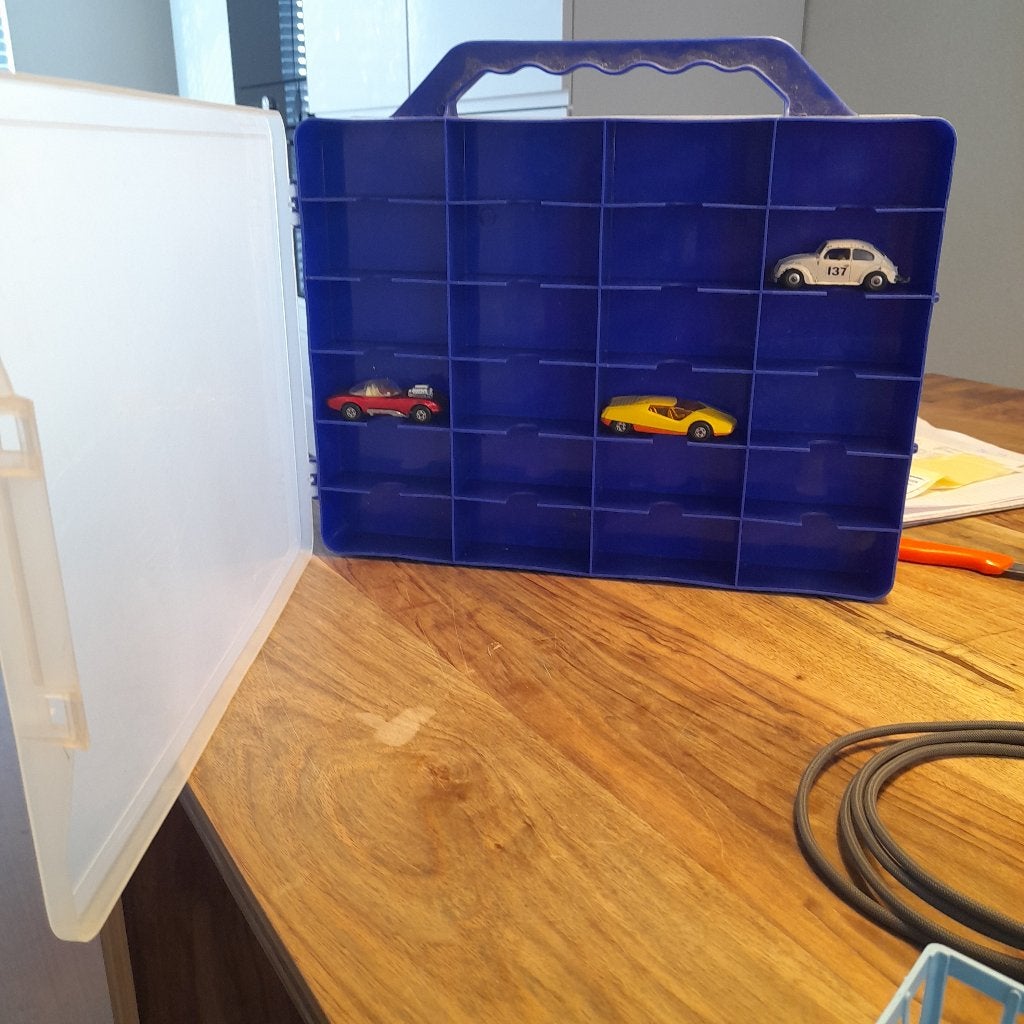 Case/koffertje voor 3inch autotjes zoals Matchbox, Hothweels, Ophalen of Verzenden, Gebruikt, Auto