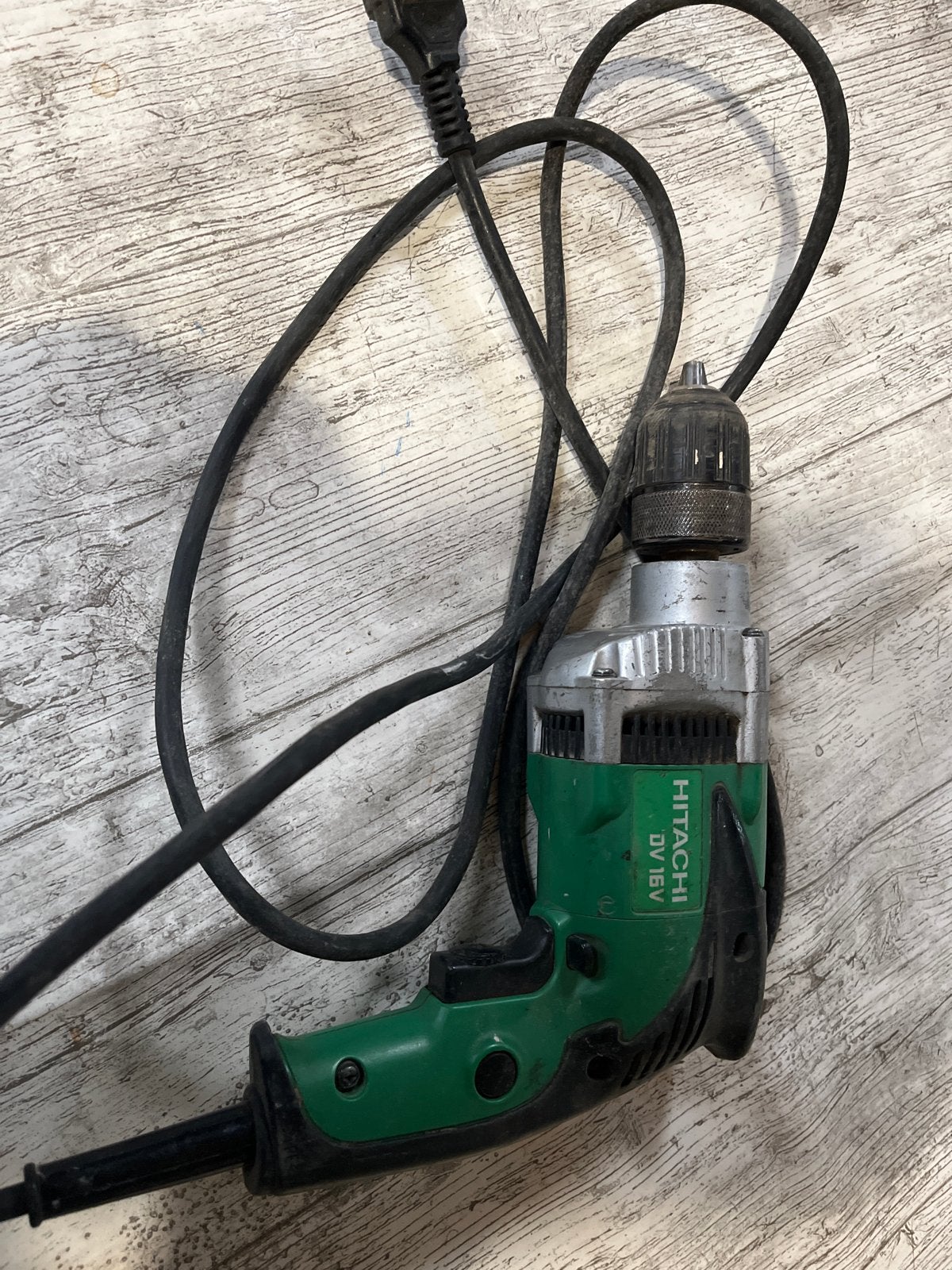 Hitachi DV 16V Klopboormachine - Gebruikt, Doe-het-zelf en Verbouw, Gereedschap | Boormachines, Gebruikt, Klopboormechanisme, 400 tot 600 watt