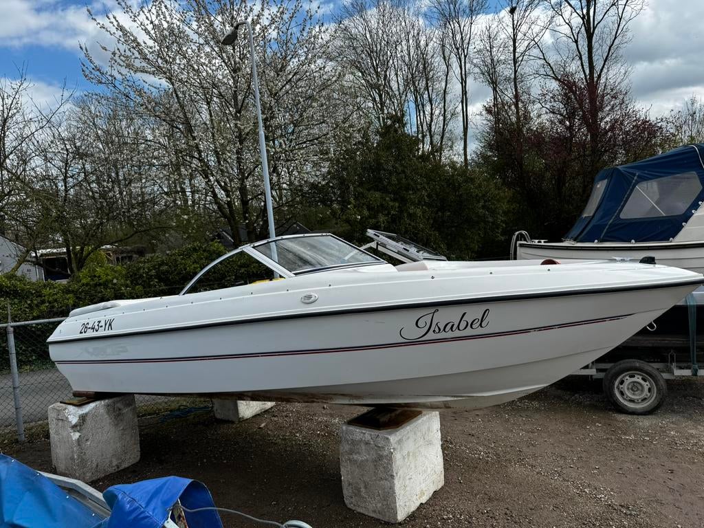 Speedboat 4.3L Mercruiser V6 230pk inboard | 2007 | 8 zitpl., Watersport en Boten, Ophalen, Gebruikt