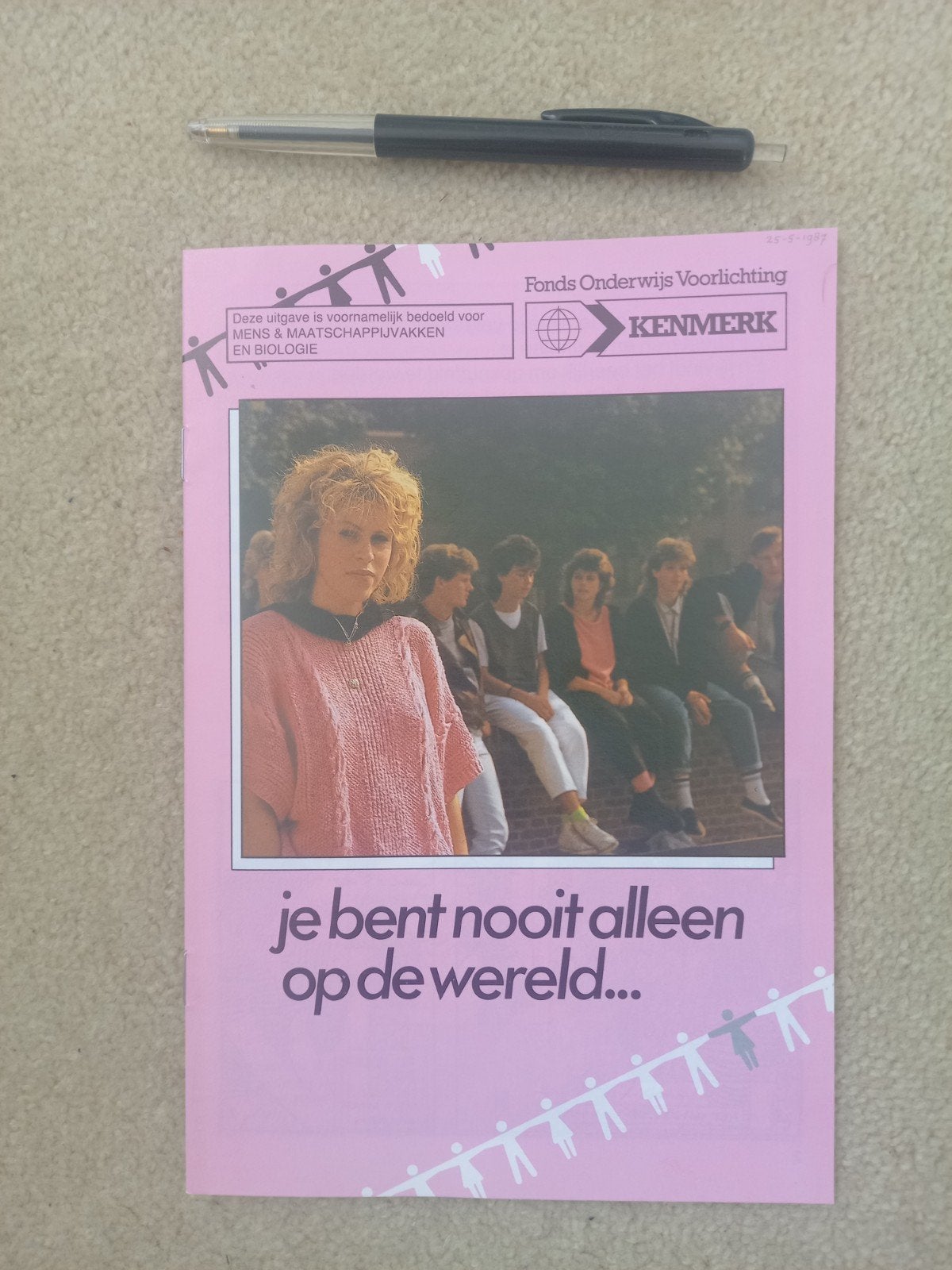 JE BENT NOOIT ALLEEN OP DE WERELD... (Kenmerk -Zorn) 1986, Verzenden, 1980 tot heden, Nederland, Tijdschrift