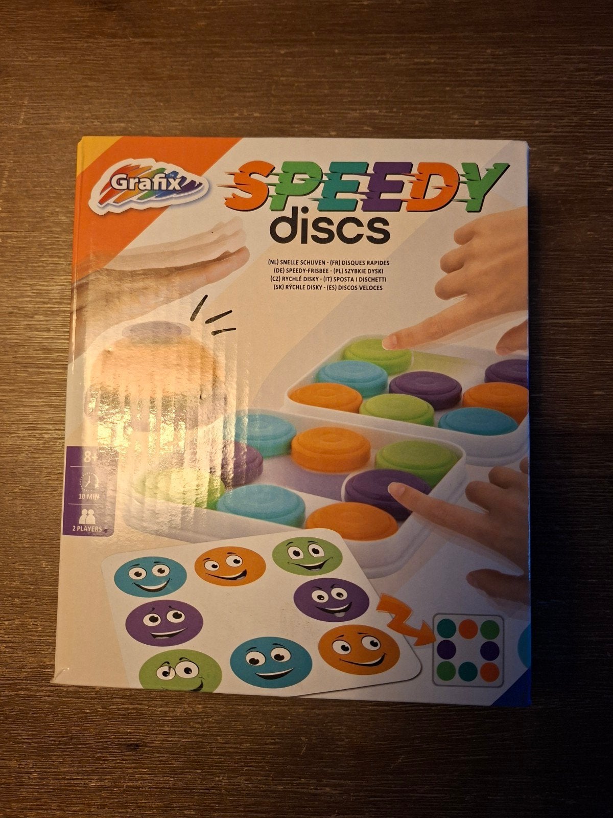 Grafix Speedy Discs - Snelheid en Plezier voor 2 Spelers, Een of twee spelers, Ophalen, Zo goed als nieuw, Grafix