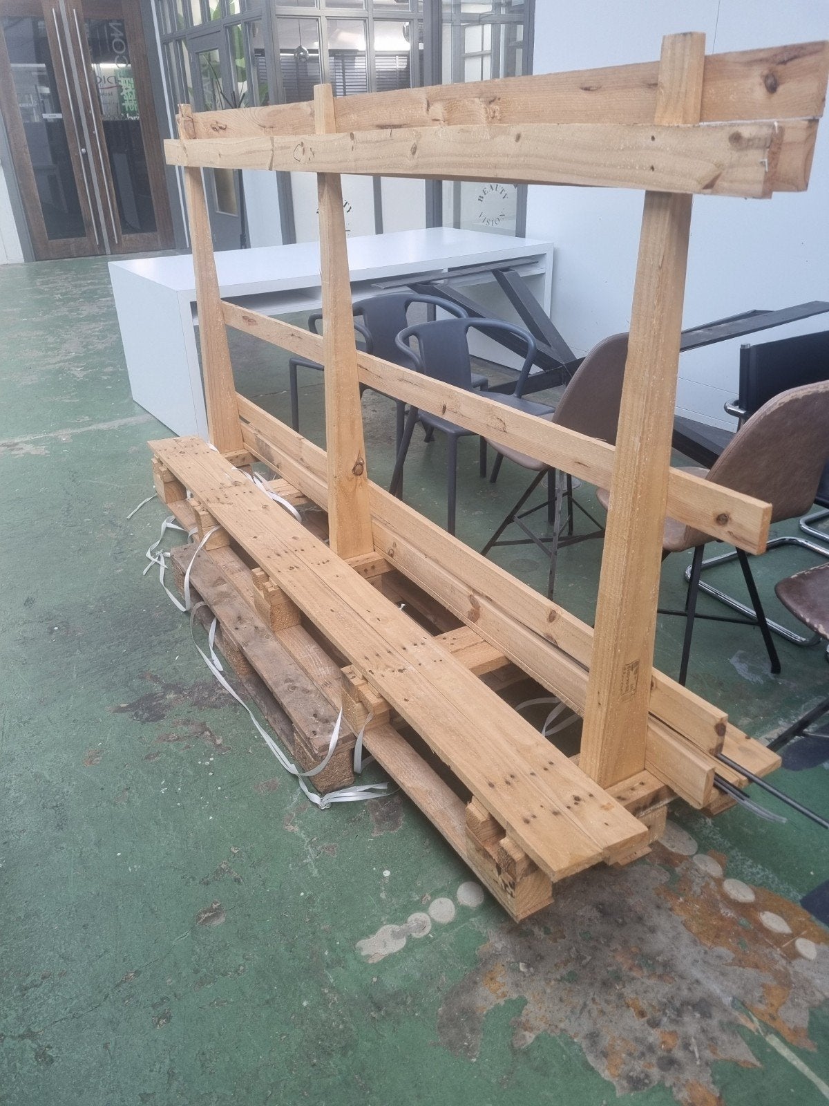 GRATIS Diverse houten pallets, Doe-het-zelf en Verbouw, Hout en Planken, Ophalen, Gebruikt, 25 tot 50 mm, Pallet