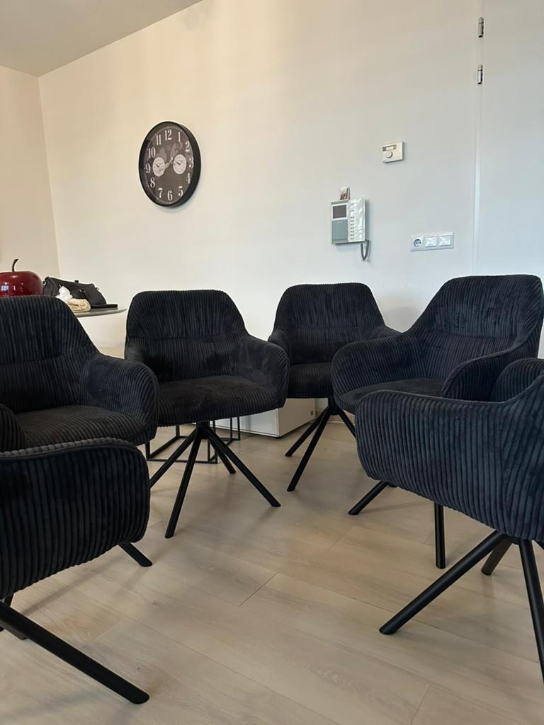 Eettafel stoelen 6 stuks, Ophalen of Verzenden, Zo goed als nieuw
