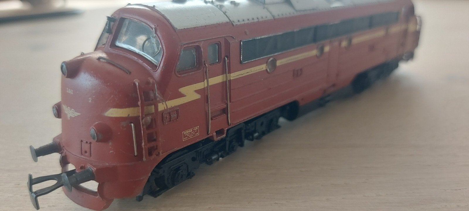 Märklin NSB 3641 Nomad dieselloc artnr 3068, Hobby en Vrije tijd, Wisselstroom, Locomotief, Ophalen of Verzenden, Zo goed als nieuw