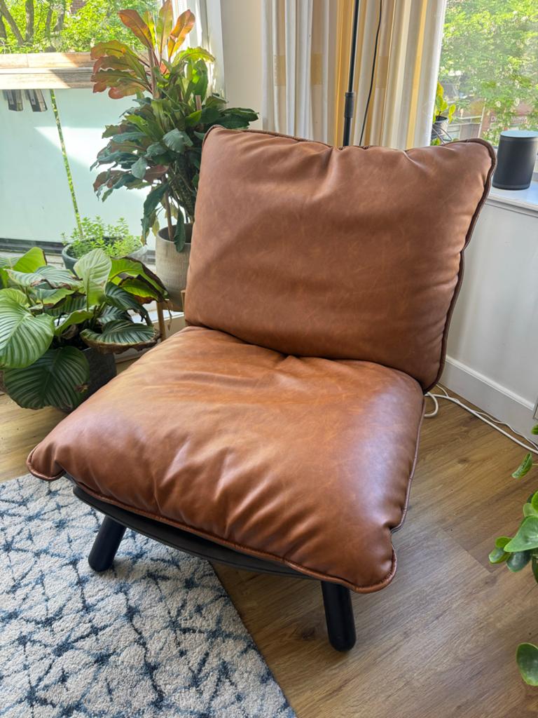 Zo goed als nieuwe Lazy Sack Lounge Chair Zuiver, Huis en Inrichting, Stoelen, Ophalen, Bruin, Zo goed als nieuw, Eén