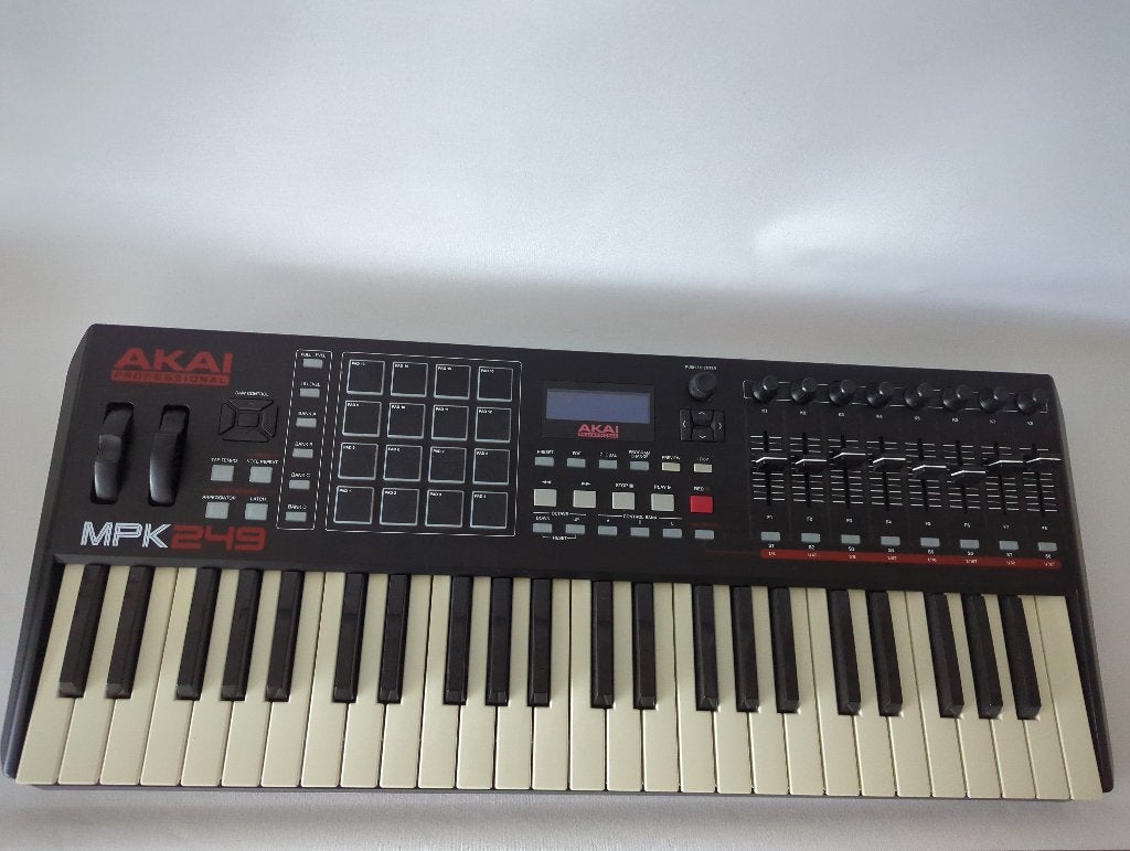 Akai MPK249 MIDI controller 49 toetsen, Valparaisodreef 131, 3563VM Utrecht, NL, Tijdink Sound & Light, Ophalen of Verzenden, Zo goed als nieuw