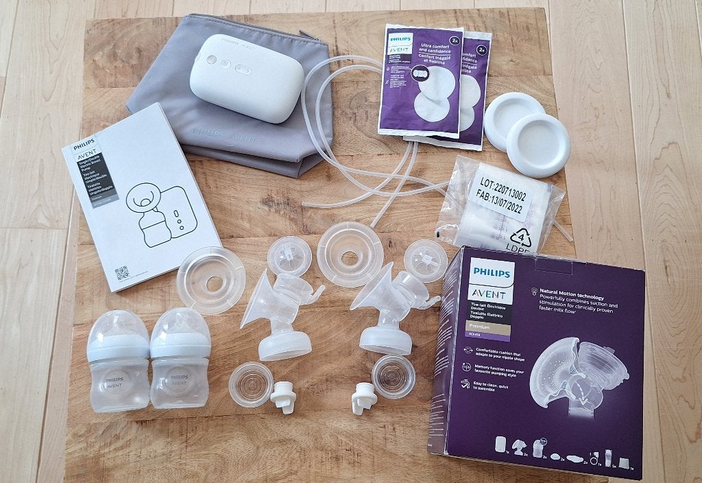 Philips Avent Dubbele Elektrische Borstkolf, Ophalen of Verzenden, Zo goed als nieuw