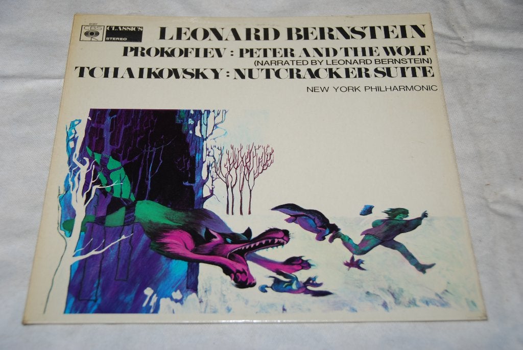 Leonard Bernstein – Peter And The Wolf / Nutcracker Suite LP, Cd's en Dvd's, Vinyl | Klassiek, LP, Gebruikt, Romantiek, 12 inch