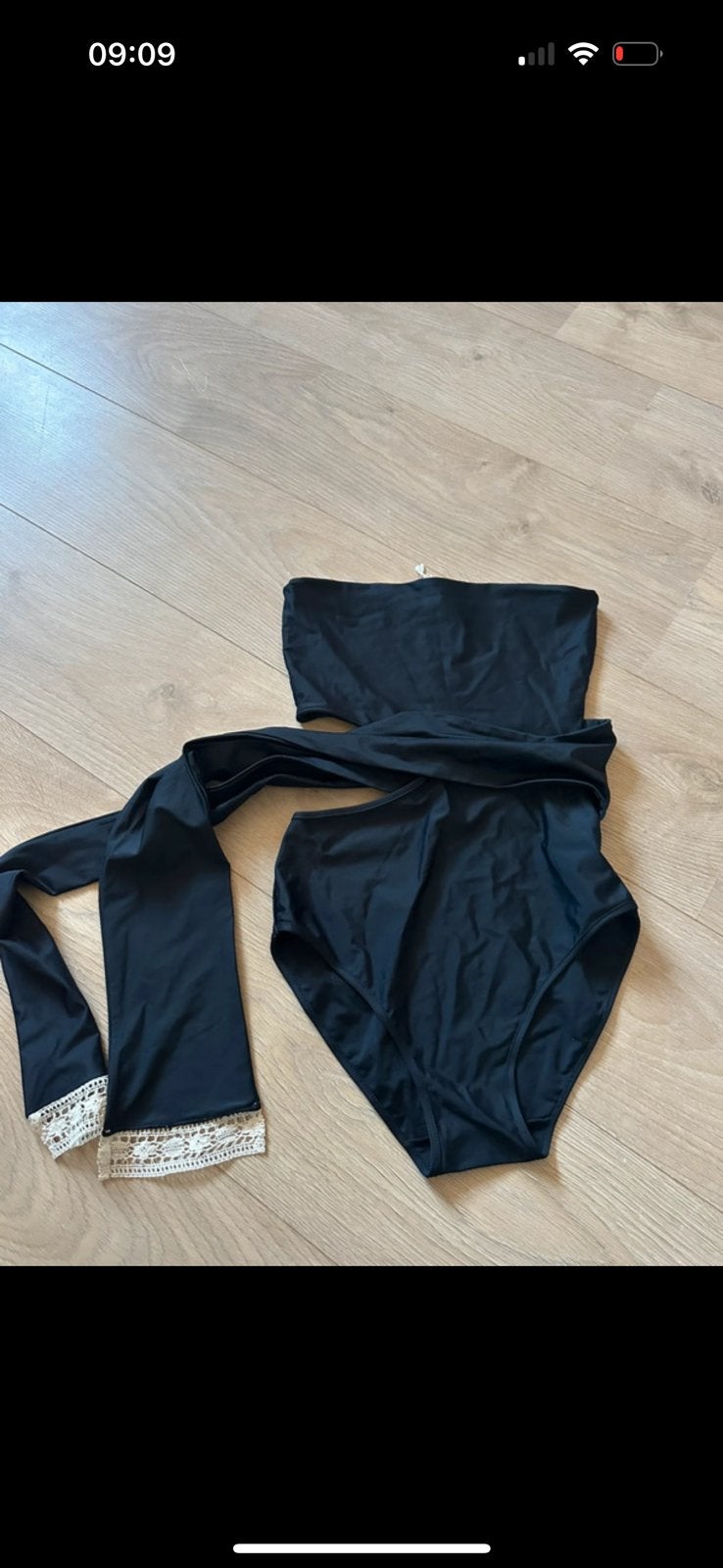 Signe Nieuw Zwart badpak cut out body M, Ophalen of Verzenden, Nieuw, Zwart, Badpak