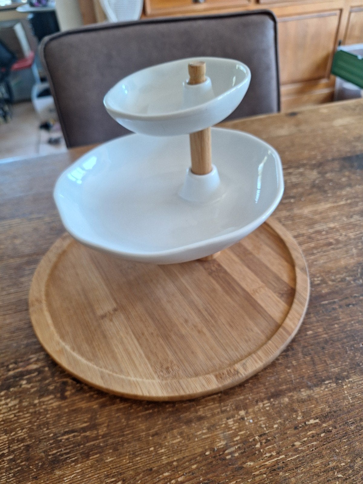 etagere,  20 cm hoog, Huis en Inrichting, Woonaccessoires | Etagères, Ophalen, Zo goed als nieuw