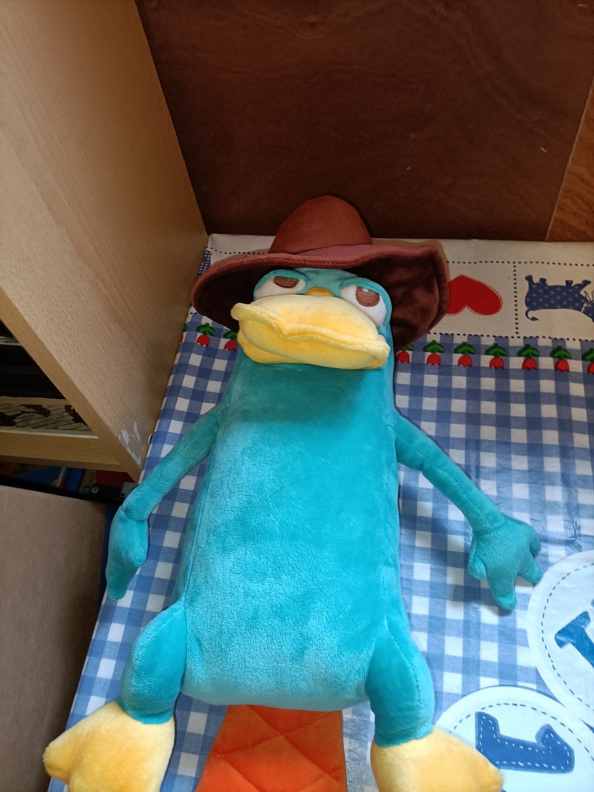 Perry het Vogelbekdier knuffel Disney 41 cm groot, Ophalen of Verzenden, Zo goed als nieuw, Overige typen