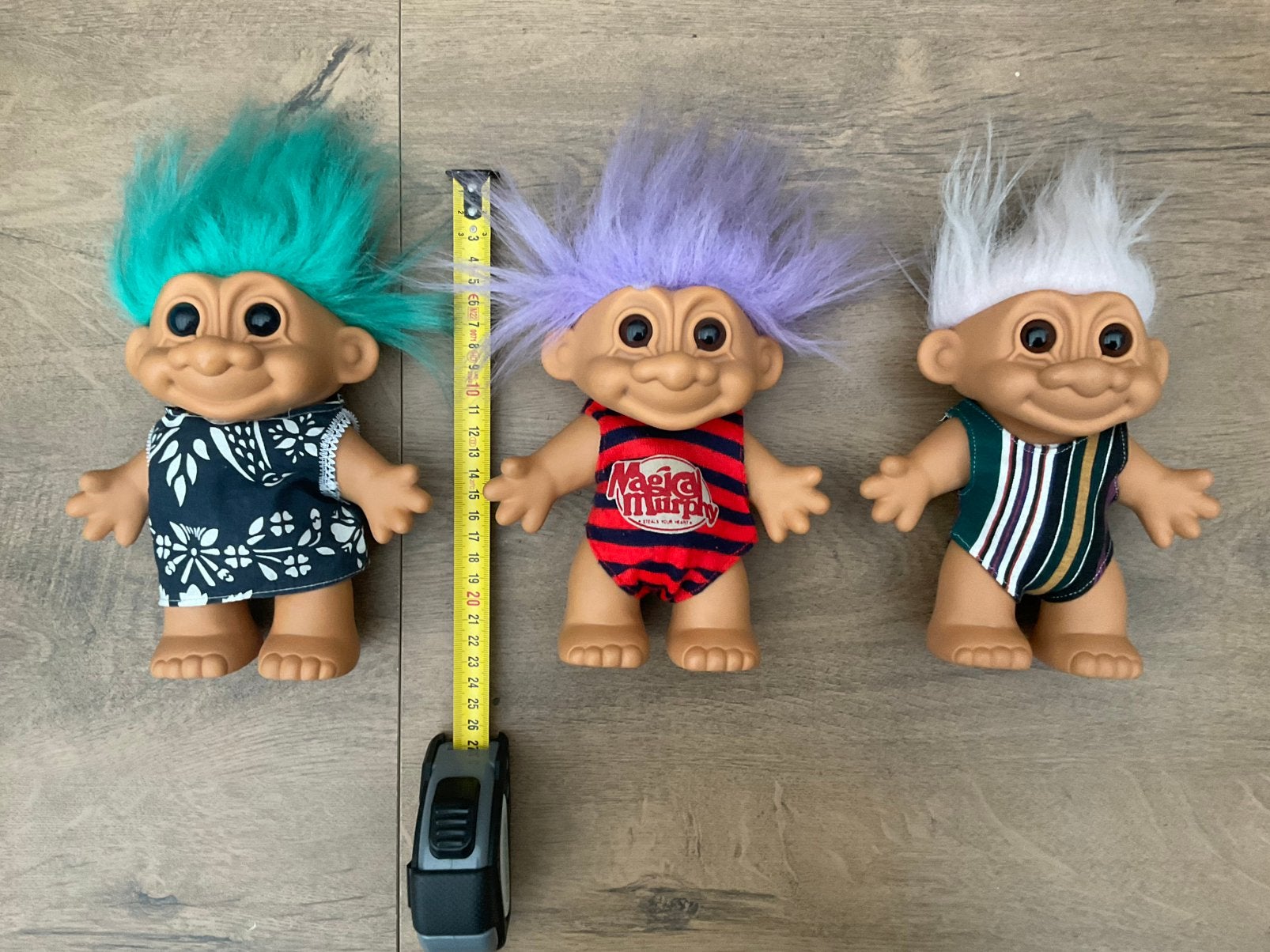 3 zgan vintage jaren 90 Trolls of Trollz poppen, Verzamelen, Poppen, Ophalen, Zo goed als nieuw, Pop