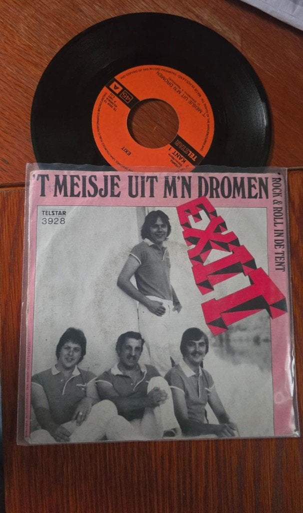 Exit - ‘t meisje uit m’n dromen, LP, 7 inch, Ophalen of Verzenden, Zo goed als nieuw